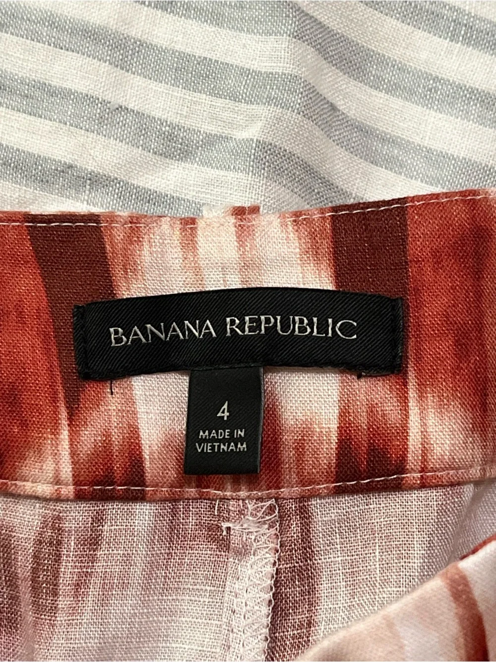 Banana Republic Zebra Linen Set